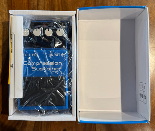 Boss CS-3 Compression Sustainer Pedal - Taiwan - Aug 2012 ( Pre Owned... In Box...Mint) Q1C3499-Boss-Infinite Music