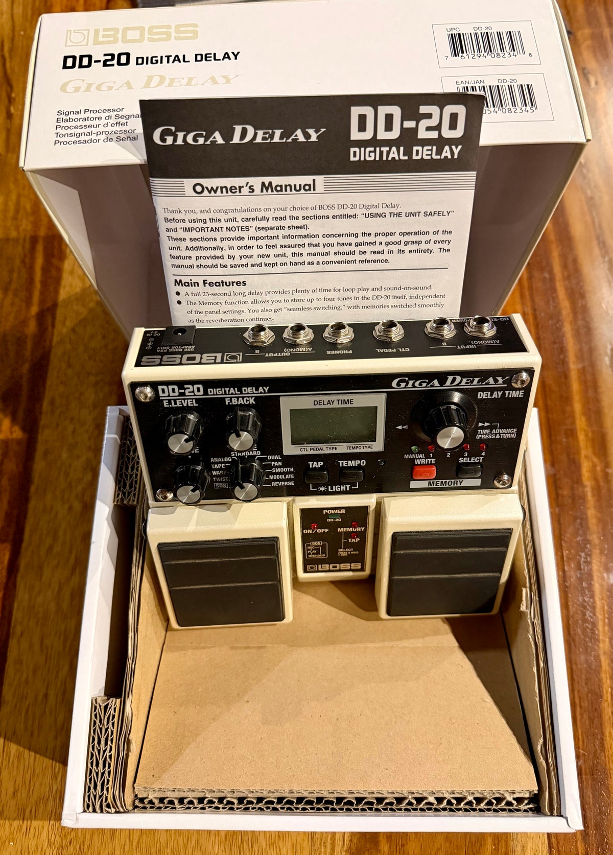 Boss DD-20 Giga Delay Pedal - Taiwan - Dec 2007 ( Pre Owned... With Box) DW53375-Boss-Infinite Music