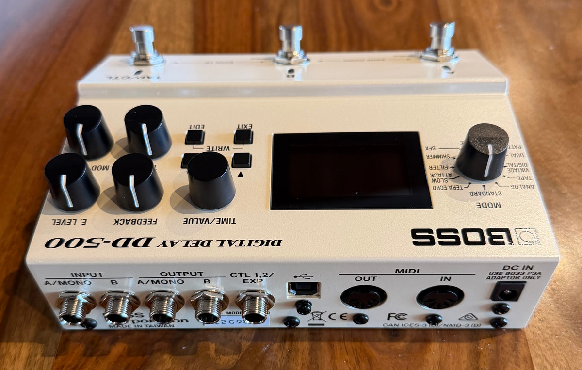 Boss DD-500 Digital Delay Pedal- Taiwan - ( Pre Owned... In Box...Mint) Z2G9656-Boss-Infinite Music