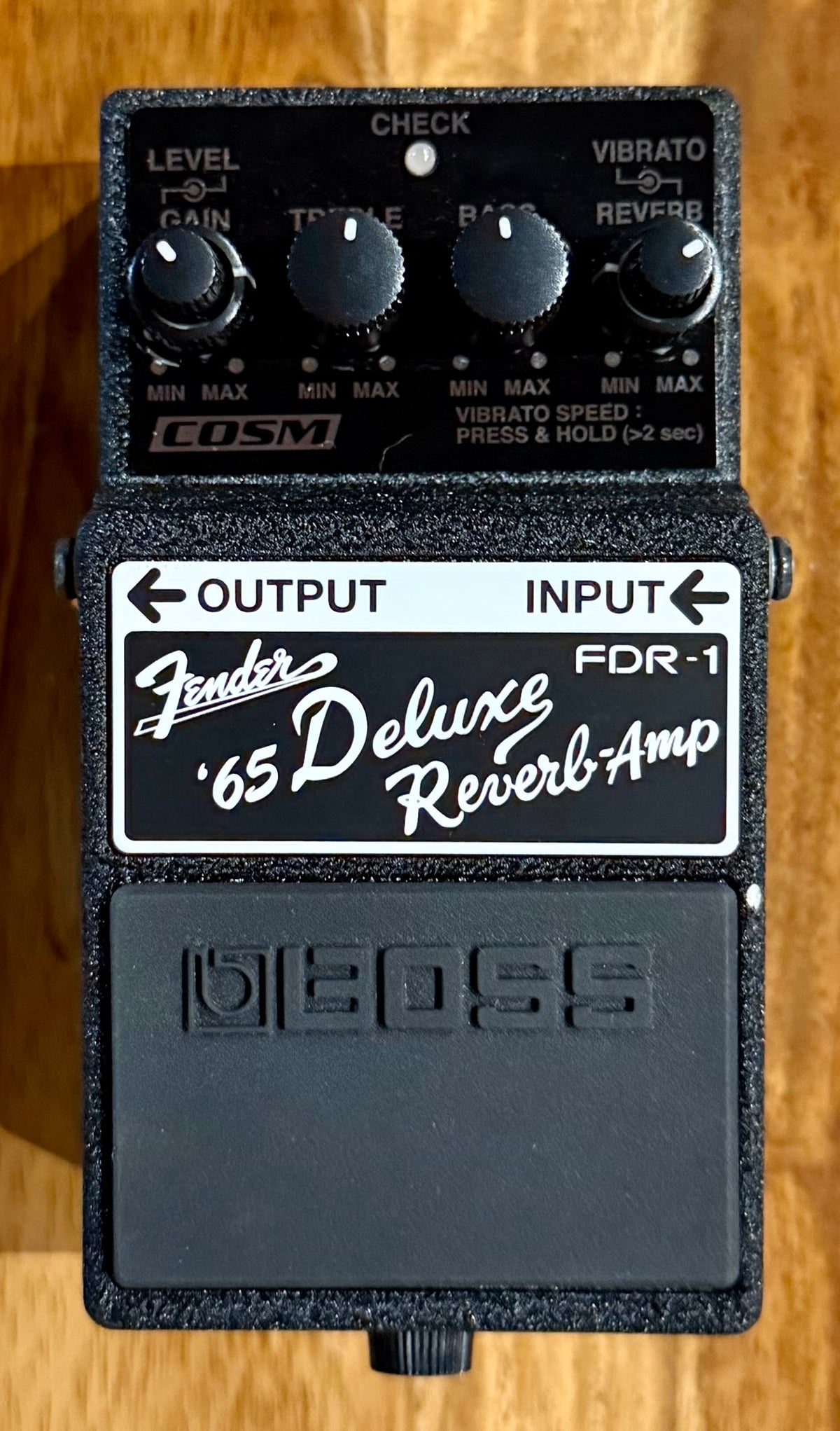 Boss FDR-1 Fender '65 Deluxe Reverb Pedal - Taiwan - Nov 2007 ( Pre Owned... With Box...Excellent) BW47488-Boss-Infinite Music