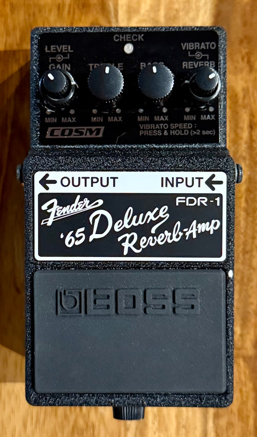 Boss FDR-1 Fender '65 Deluxe Reverb Pedal - Taiwan - Nov 2007 ( Pre Owned... With Box...Excellent) BW47488-Boss-Infinite Music
