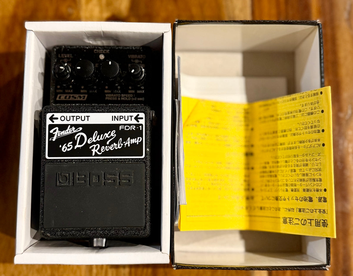 Boss FDR-1 Fender '65 Deluxe Reverb Pedal - Taiwan - Sep 2007 ( Pre Owned... With Box) BW21355-Boss-Infinite Music