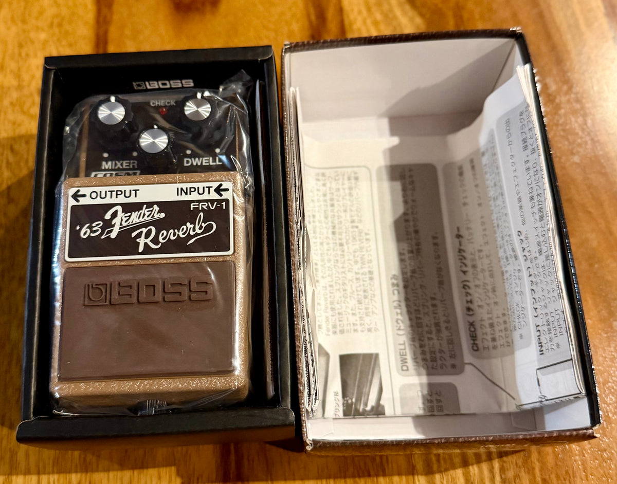 Boss FRV-1 Fender '63 Reverb Pedal - Taiwan - June 2015 ( Pre Owned... In Box...Mint) C5F2921-Boss-Infinite Music