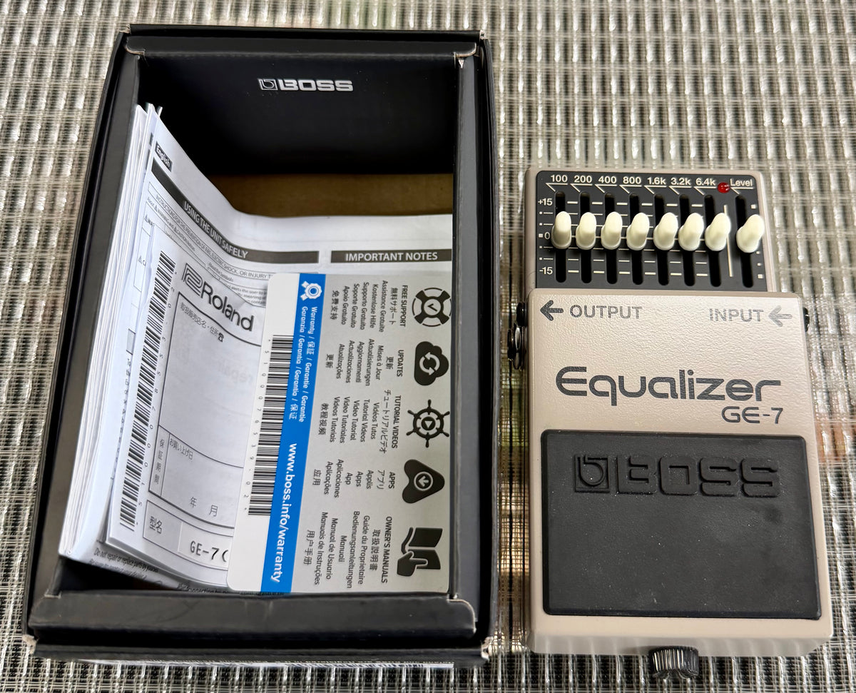 Boss GE-7 Graphic EQ Pedal ( Pre Owned... With Box )-Boss-Infinite Music