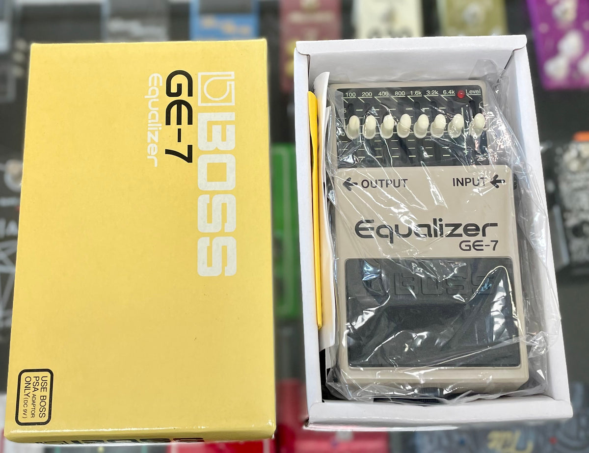 Boss GE-7 Graphic EQ Pedal- Taiwan -November 2013 ( As new - IN BOX) ( Pre Owned) G6D2026-Boss-Infinite Music