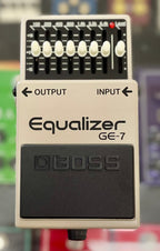 Boss GE-7 Graphic EQ Pedal- Taiwan -November 2013 ( As new - IN BOX) ( Pre Owned) G6D2026-Boss-Infinite Music