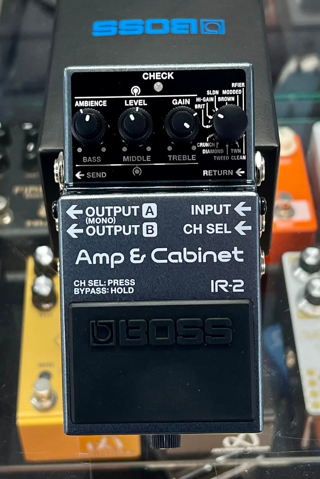 Boss IR-2 Amp + Cabinet Simulator Pedal W/- Box ( Pre Owned -MINT)-Boss-Infinite Music