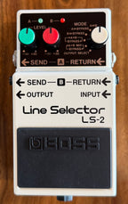 Boss LS-2 Line Selector Pedal- Taiwan - July2015 (Pre Owned...In Box...Mint) J6F0052-Boss-Infinite Music