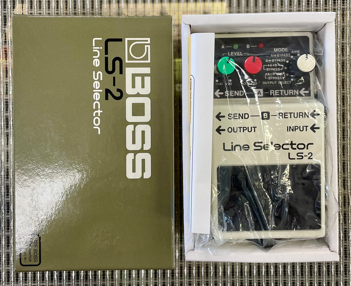 Boss LS-2 Line Selector Pedal- Taiwan - November 2013 (As New... IN BOX) ( Pre Owned) I6D3311-Boss-Infinite Music