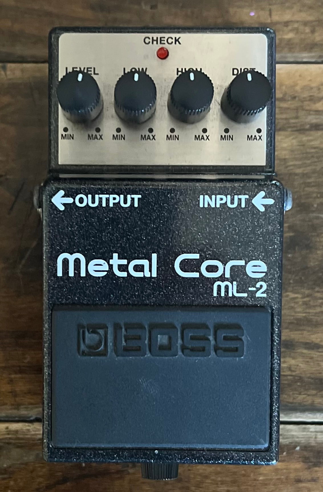 Boss ML-2 Metal Core Pedal - Taiwan - April 2009( NO BOX) ( Pre Owned)-Boss-Infinite Music
