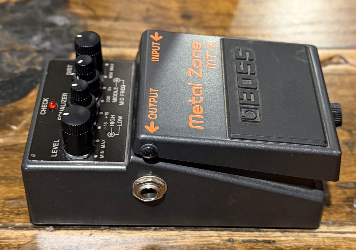 Boss MT-2 Metal Zone Pedal- Taiwan - January 2005 ( NO BOX) ( Pre Owned)-Boss-Infinite Music