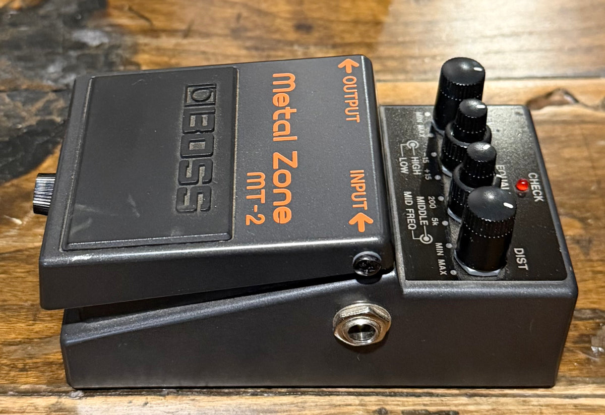 Boss MT-2 Metal Zone Pedal- Taiwan - January 2005 ( NO BOX) ( Pre Owned)-Boss-Infinite Music