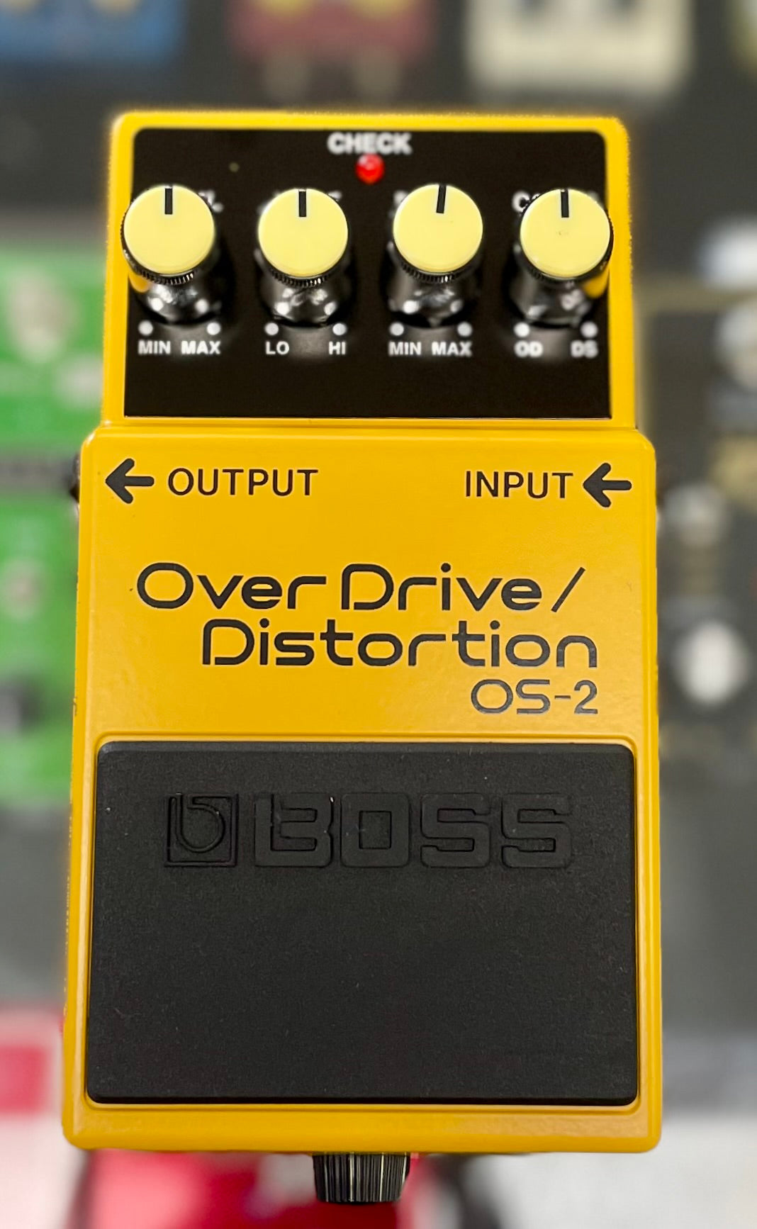 Boss OS-2 Overdrive/Distortion Pedal- Taiwan - October 2017 ( As new - IN BOX) ( Pre Owned)-Boss-Infinite Music