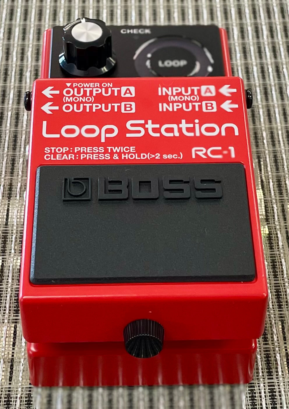 Boss RC-1 Loop Station Pedal- Taiwan - September 2015 (As New... IN BOX) ( Pre Owned) E8F4159-Boss-Infinite Music