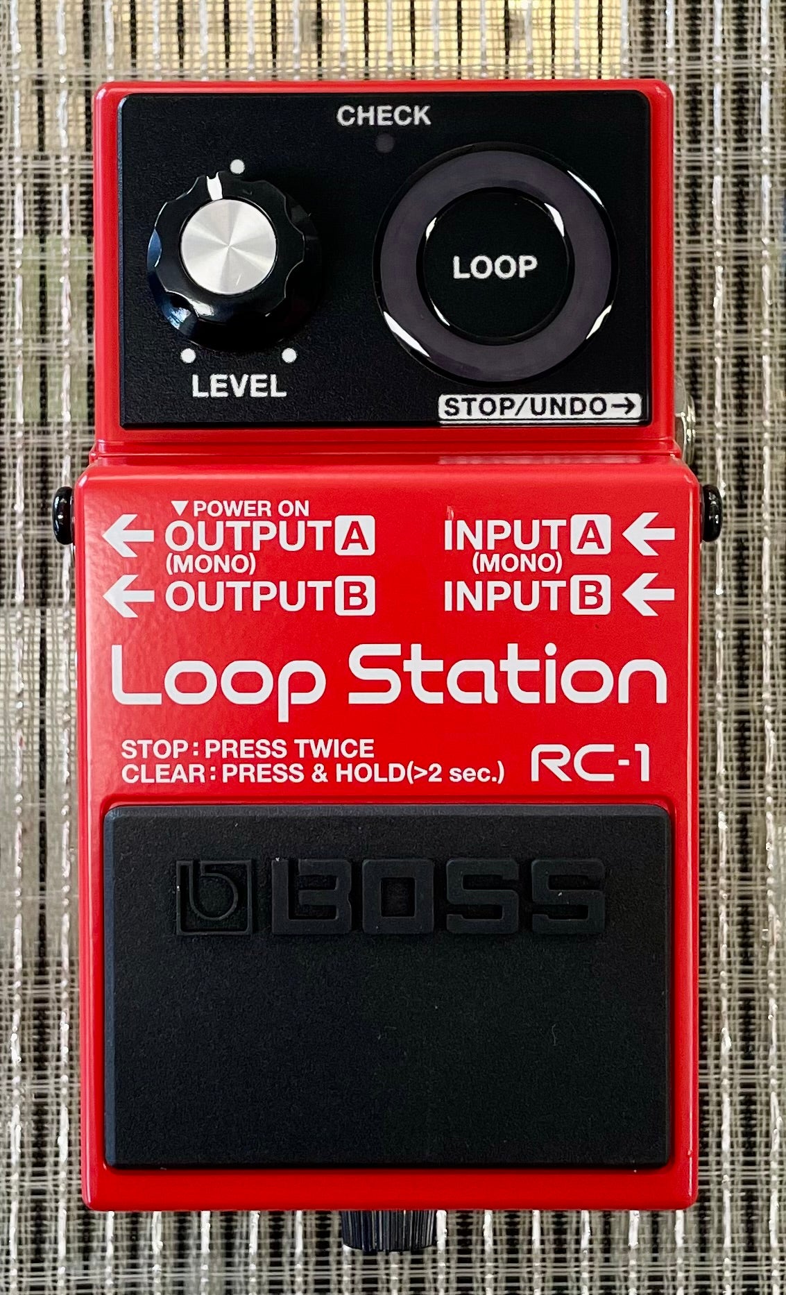 Boss RC-1 Loop Station Pedal- Taiwan - September 2015 (As New... IN BOX) ( Pre Owned) E8F4159-Boss-Infinite Music