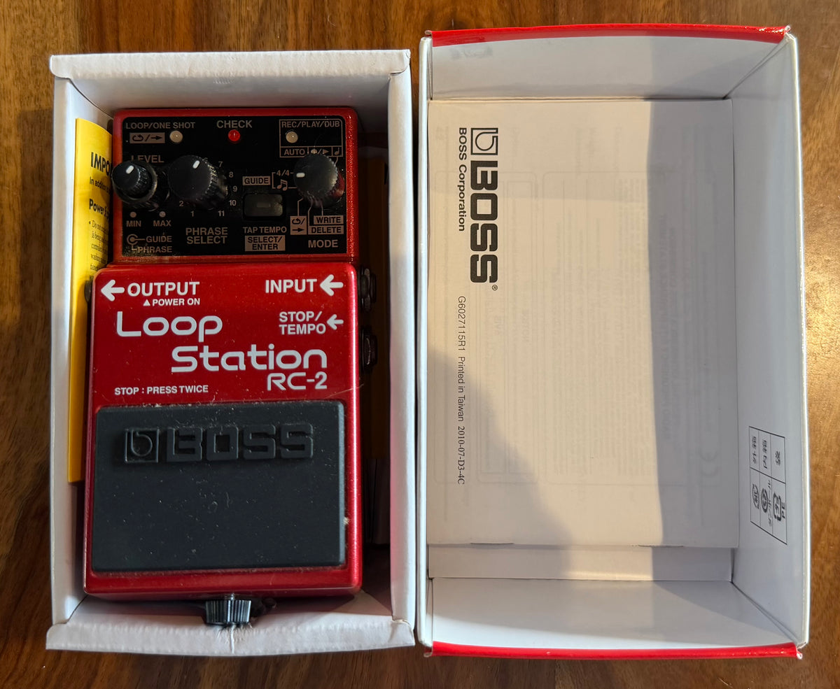 Boss RC-2 Loop Station Pedal- Taiwan - Aug 2010 (IN BOX) ( Pre Owned) OZ74751-Boss-Infinite Music
