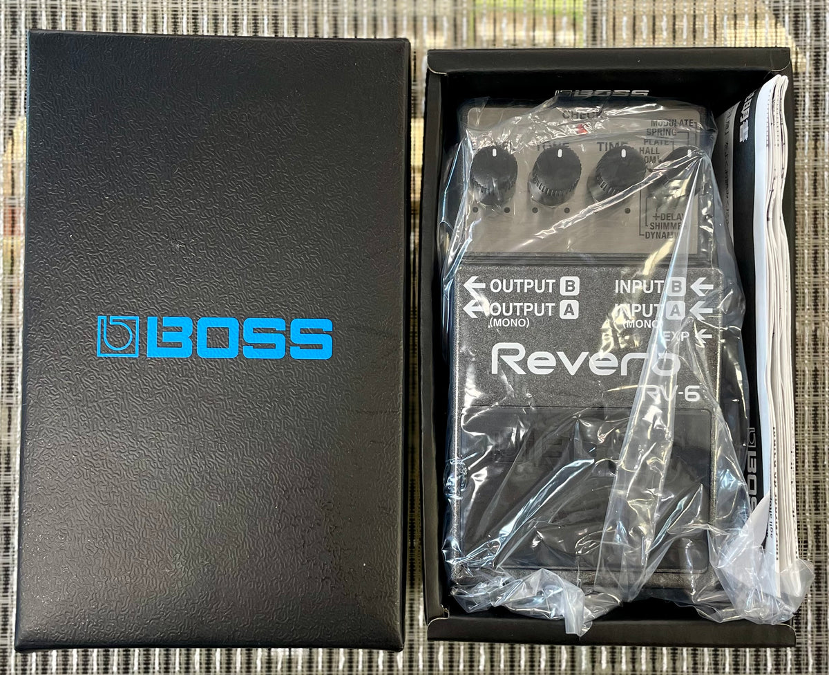 Boss RV-6 Reverb Pedal- Taiwan -December 2015 ( As new - IN BOX) ( Pre Owned) A1G4147-Boss-Infinite Music
