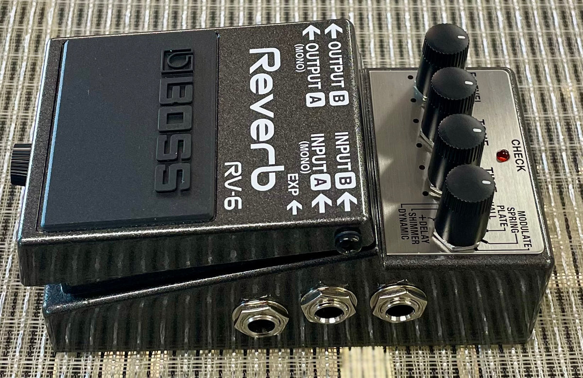 Boss RV-6 Reverb Pedal- Taiwan -December 2015 ( As new - IN BOX) ( Pre Owned) A1G4147-Boss-Infinite Music