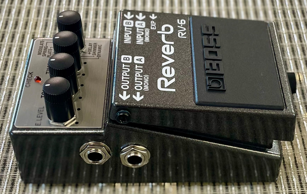 Boss RV-6 Reverb Pedal- Taiwan -December 2015 ( As new - IN BOX) ( Pre Owned) A1G4147-Boss-Infinite Music