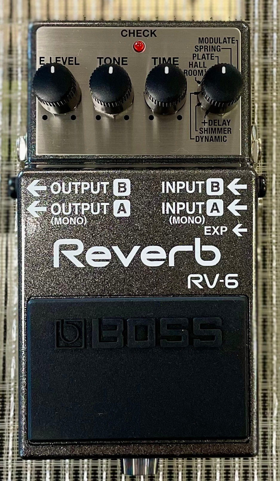 Boss RV-6 Reverb Pedal- Taiwan -December 2015 ( As new - IN BOX) ( Pre Owned) A1G4147-Boss-Infinite Music