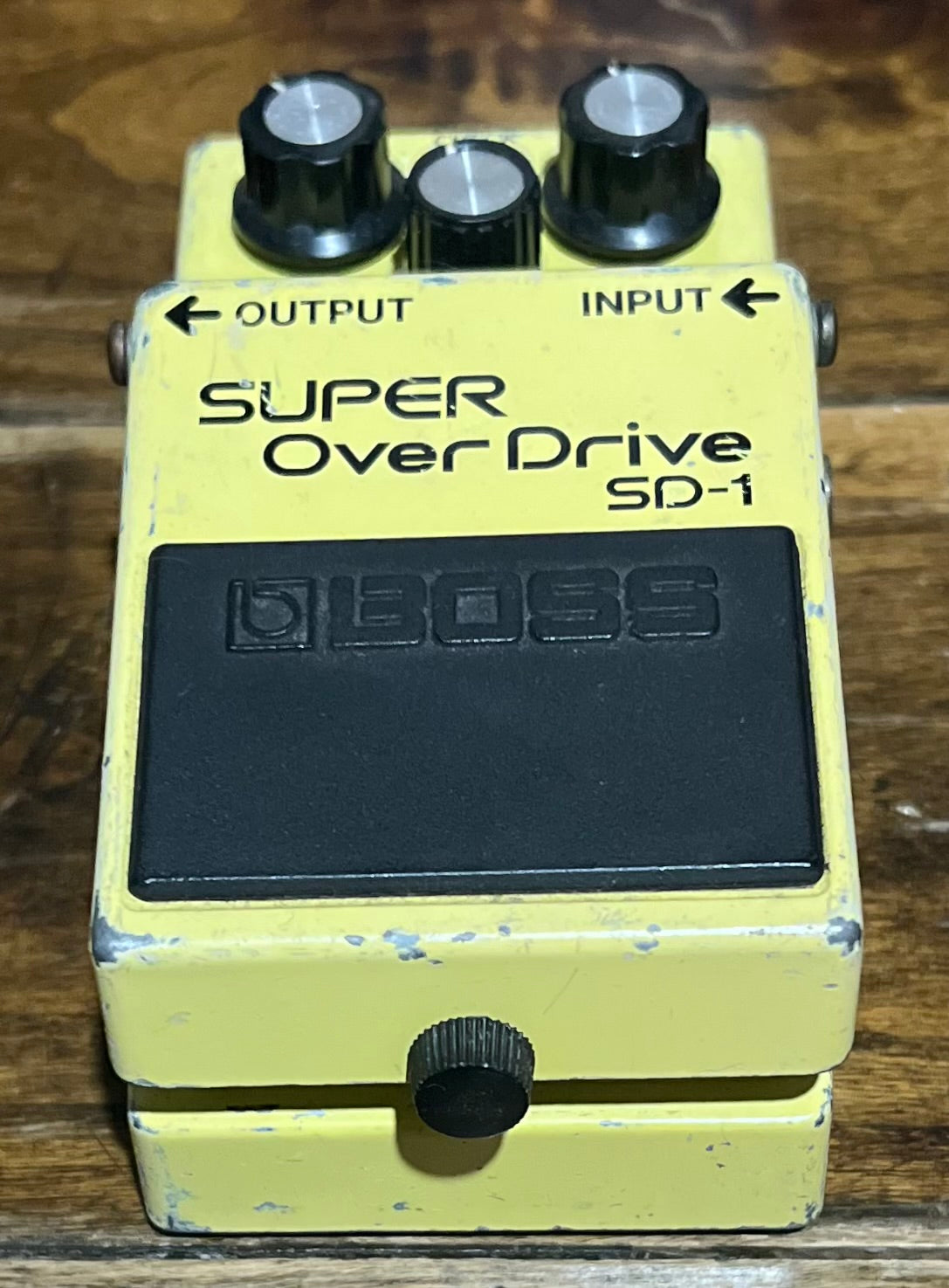 Boss SD-1 Super Overdrive Pedal- Japan - May 1985- Black Label ( NO BOX) ( Pre Owned ) 545100-Boss-Infinite Music