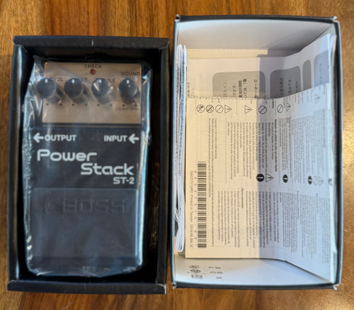 Boss ST-2 Power Stack Pedal- Taiwan - Dec 2014 (Pre Owned...In Box...Mint) C9E2491-Boss-Infinite Music