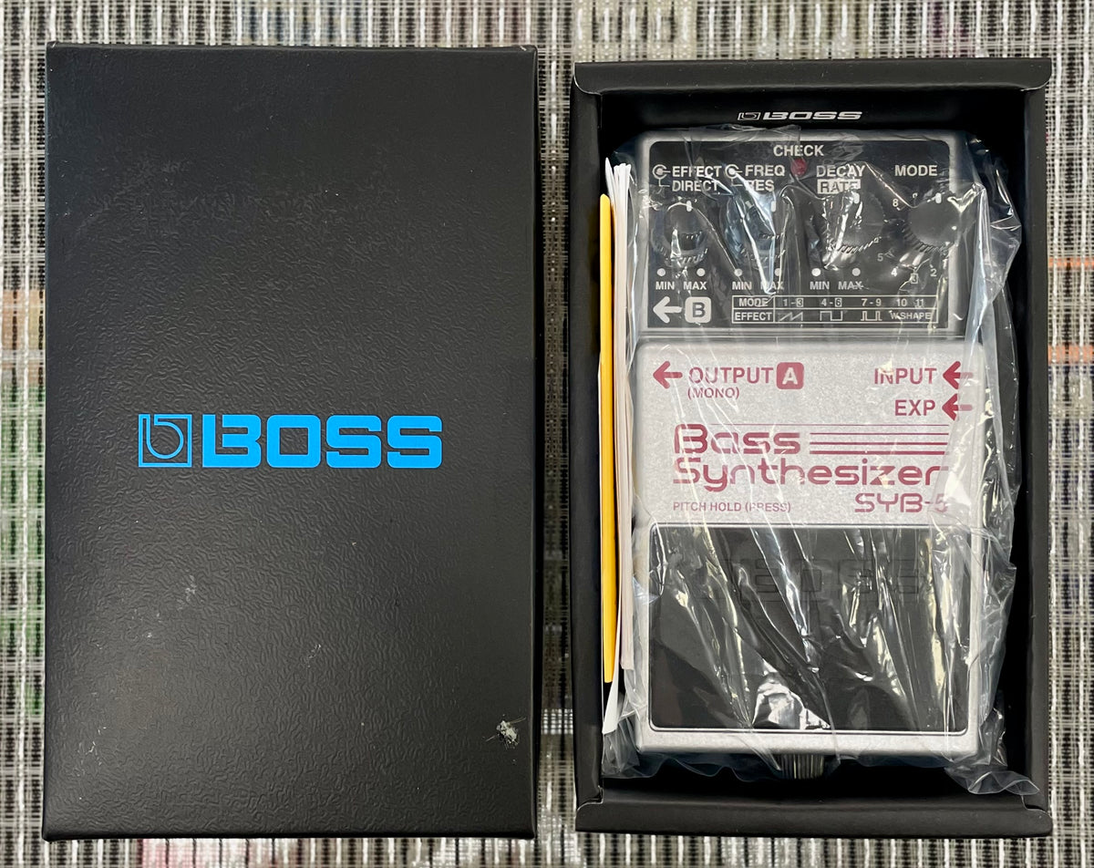Boss SYB-5 Bass Synthesizer Pedal- Taiwan -September 2015 ( As new - IN BOX) ( Pre Owned) B8F9673-Boss-Infinite Music