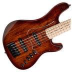 Cort GB-Fusion 5 String Bass - Antique Brown Burst W/- Deluxe Gig Bag (C30840)