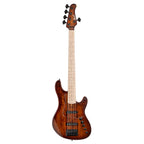 Cort GB-Fusion 5 String Bass - Antique Brown Burst W/- Deluxe Gig Bag (C30840)