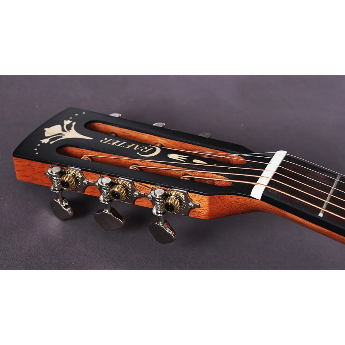 CRAFTER MINO-KOA SMALL BODY, SOLID SPRUCE TOP, DS-2 PRO SOUNDHOLE EQ inc Gig Bag-Crafter-Infinite Music