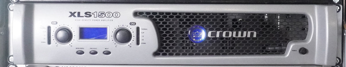 CROWN XLS1500 525w/CH @ 4 Ohms Power Amp with DSP ( Pre Owned )-Crown-Infinite Music