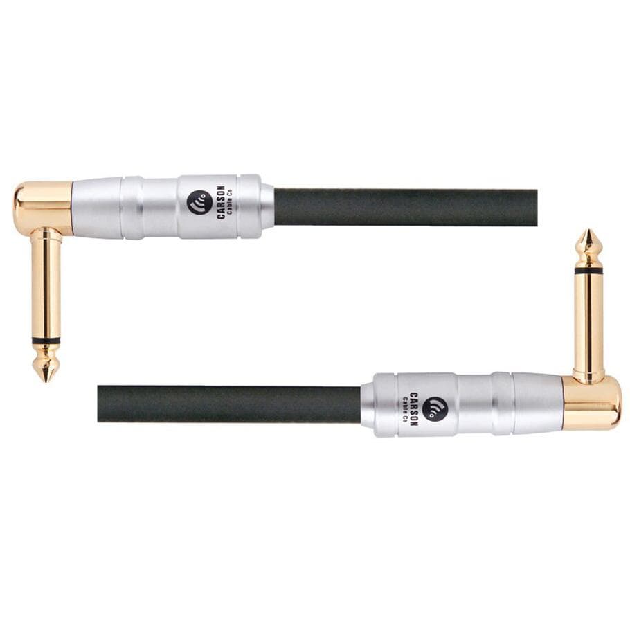 Carson 20 Ft Right Angle/Right Angle Instrument Cable - Black-carson-Infinite Music