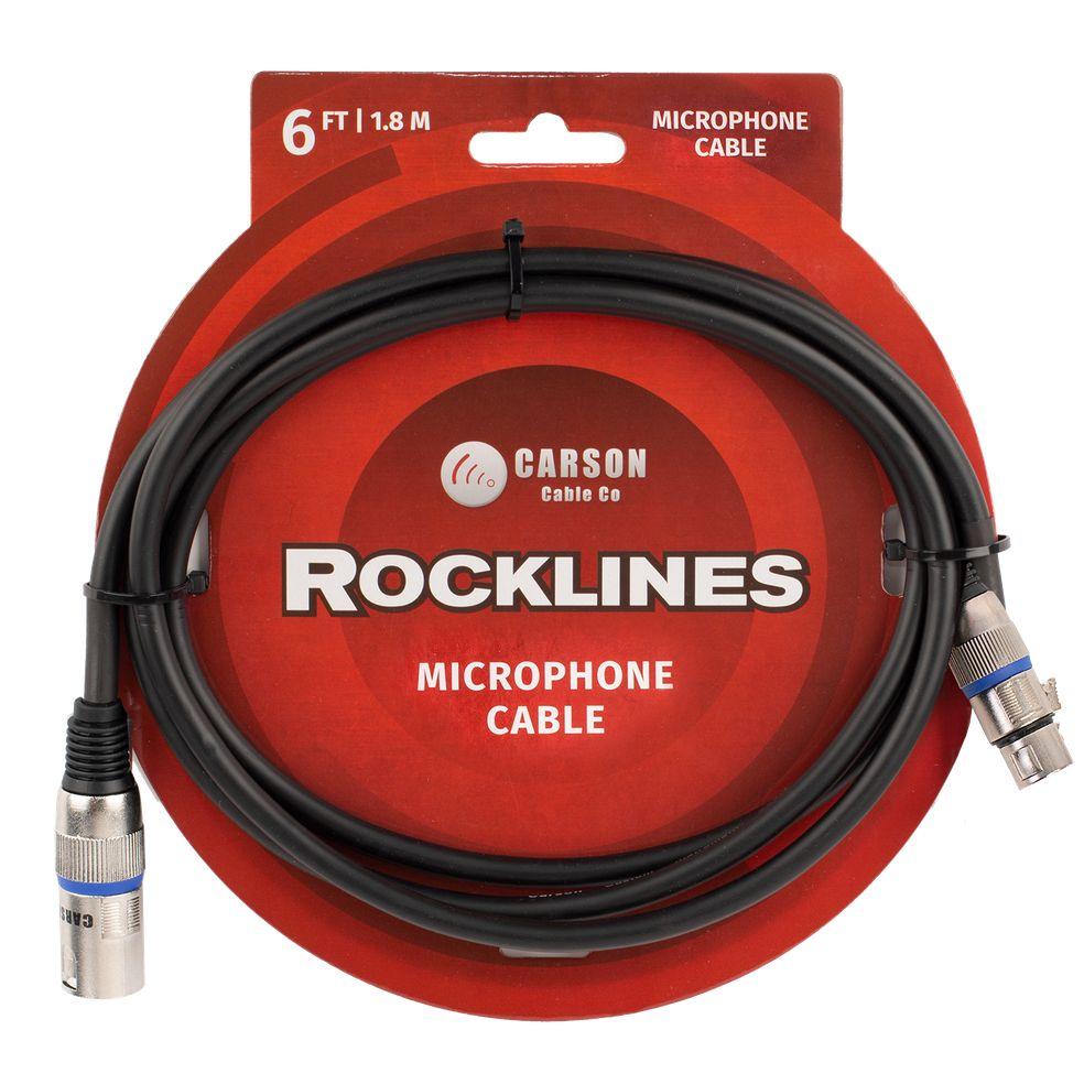 Carson 6 Ft XLR Female to XLR Male Balanced Audio Cable-carson-Infinite Music
