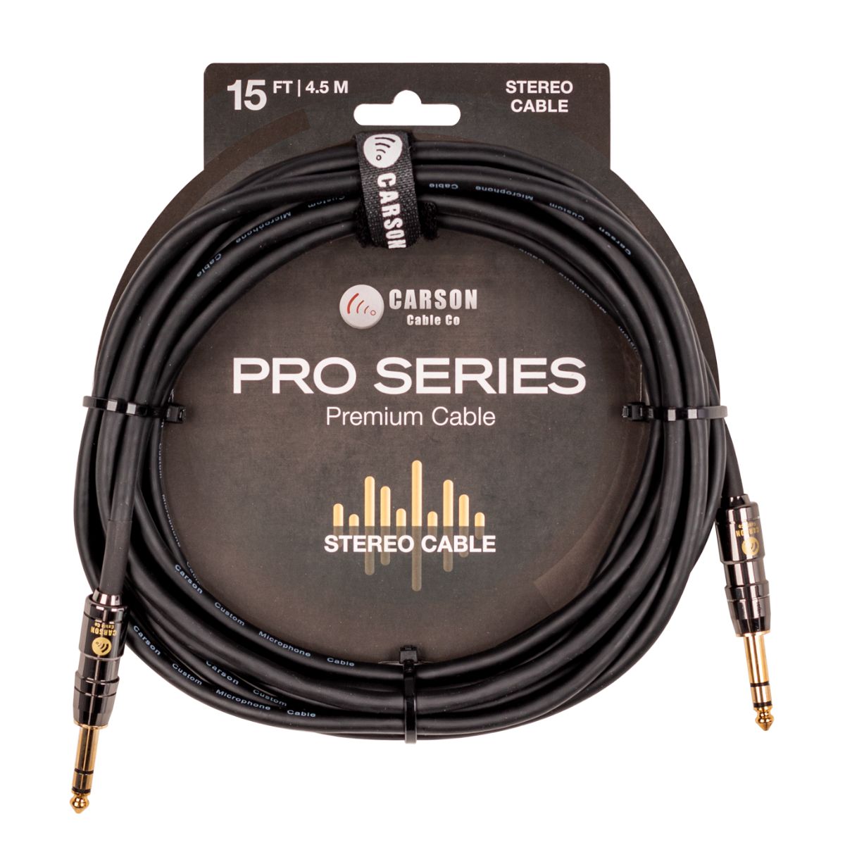Carson Pro 15 Ft Stereo Instrument/Audio Cable-Carson Pro-Infinite Music