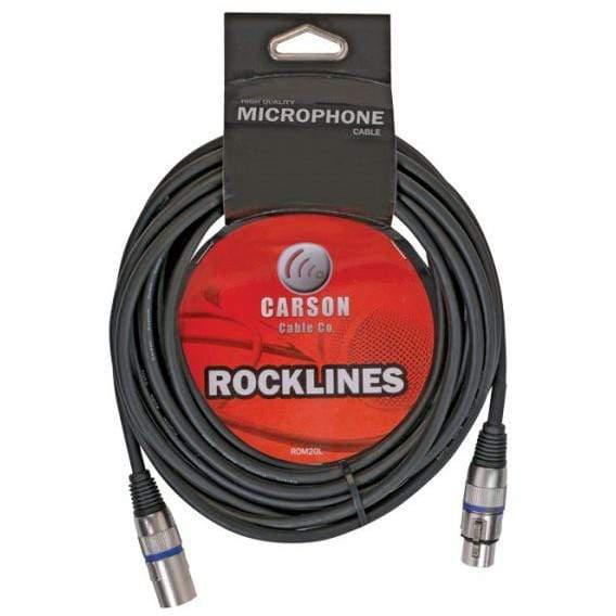 Carson ROM50L Rocklines 30Ft (15m) Microphone Cable-Carson-Infinite Music