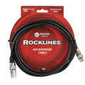 Carson Rocklines 10Ft Balanced Cable XLR Female to XLR Male-carson-Infinite Music