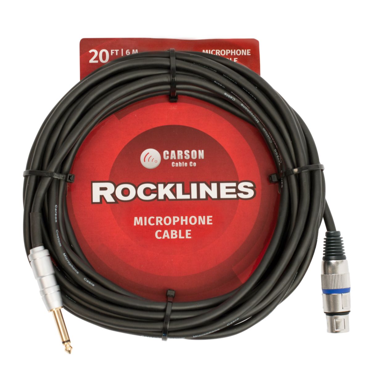 Carson Rocklines 20 Ft Microphone Cable-carson-Infinite Music