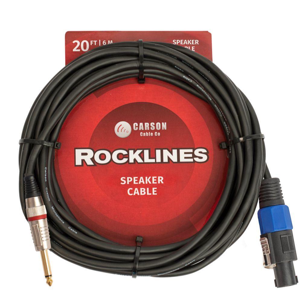 Carson Rocklines 20ft Jack to Speakon Speaker Cable-carson-Infinite Music
