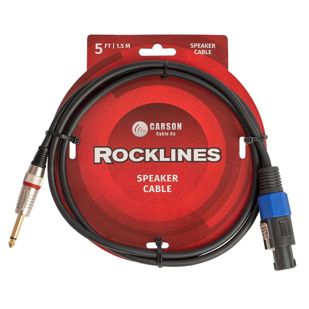 Carson Rocklines 5 Ft Speaker Cable-carson-Infinite Music
