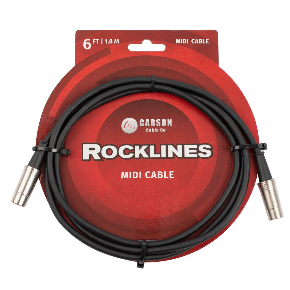 Carson Rocklines 6 Ft Midi Cable-Carson-Infinite Music