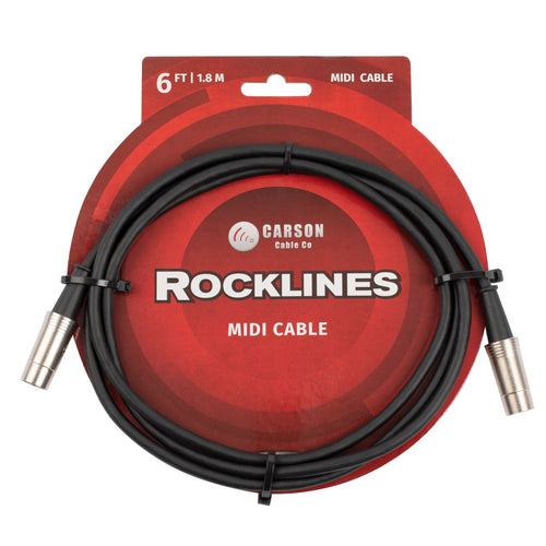 Carson Rocklines 6 Ft Midi Cable-Carson-Infinite Music