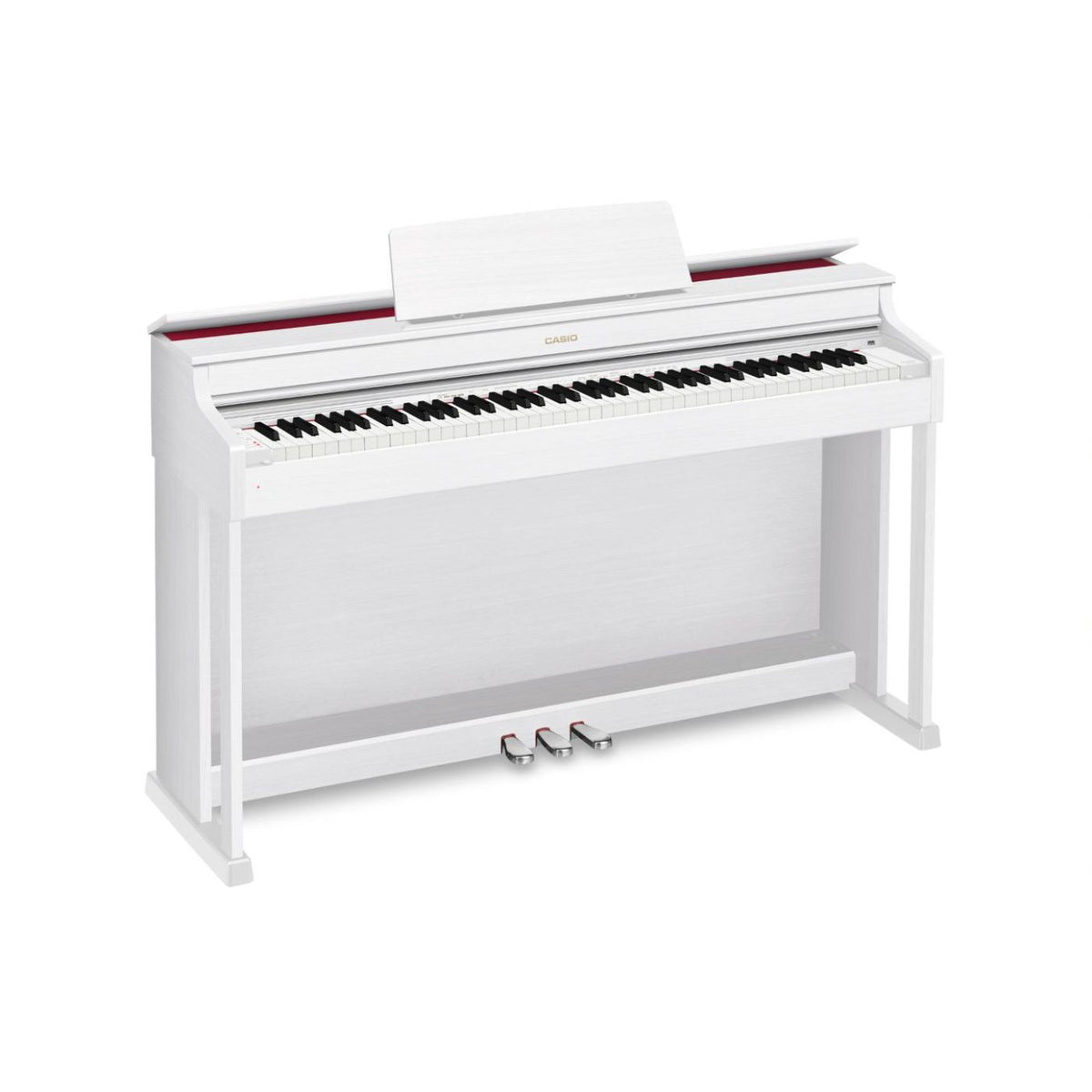 Casio AP470 Digital Piano with Bench - White-Casio-Infinite Music