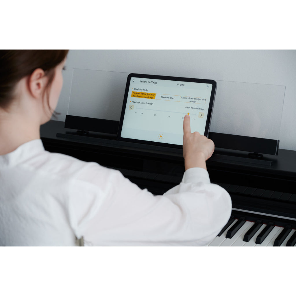 Casio Celviano APS450 88-Key Digital Piano - BLACK-Casio-Infinite Music