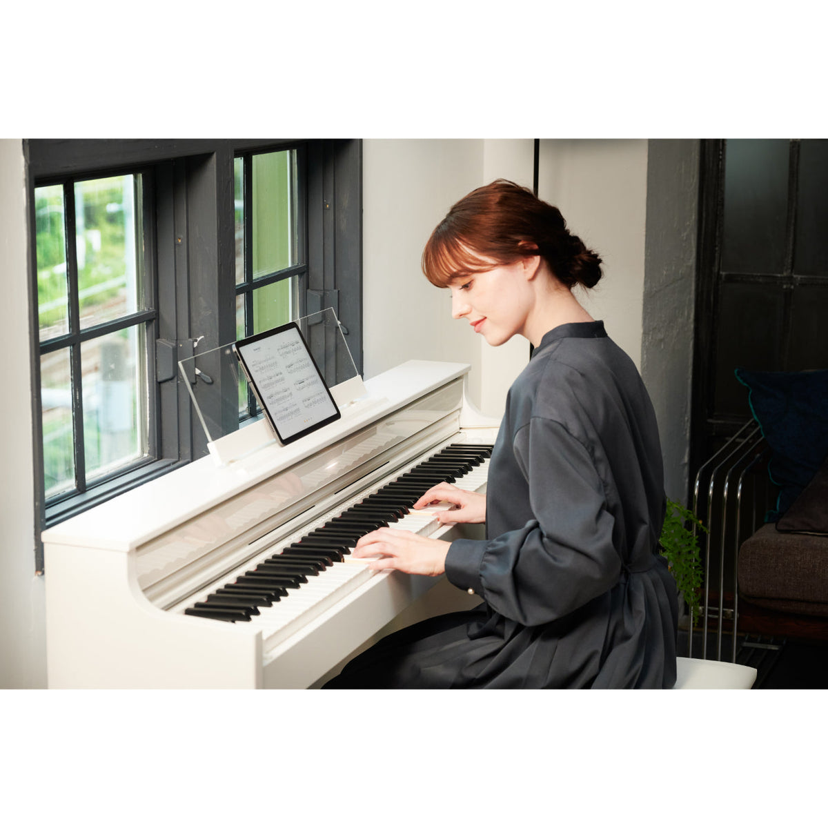 Casio Celviano APS450 88-Key Digital Piano - White-Casio-Infinite Music