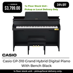 Casio GP-310 Grand Hybrid Digital Piano With Bench Black-Casio-Infinite Music