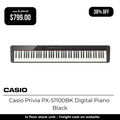 Casio Privia PX-S1100BK Digital Piano - Black-Casio-Infinite Music