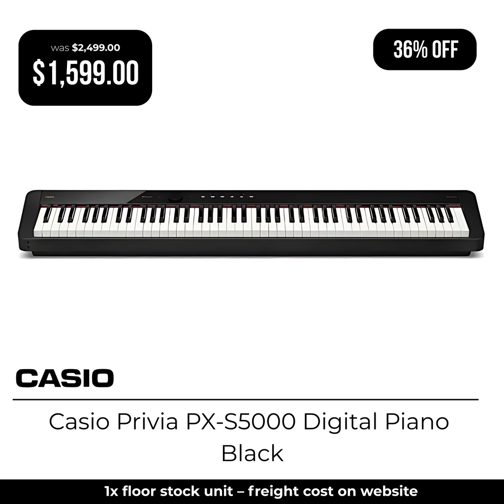 Casio Privia PX-S5000 Digital Piano - Black-Casio-Infinite Music