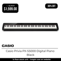 Casio Privia PX-S5000 Digital Piano - Black-Casio-Infinite Music