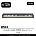 Casio Privia PX-S6000 Digital Piano - Black-Casio-Infinite Music