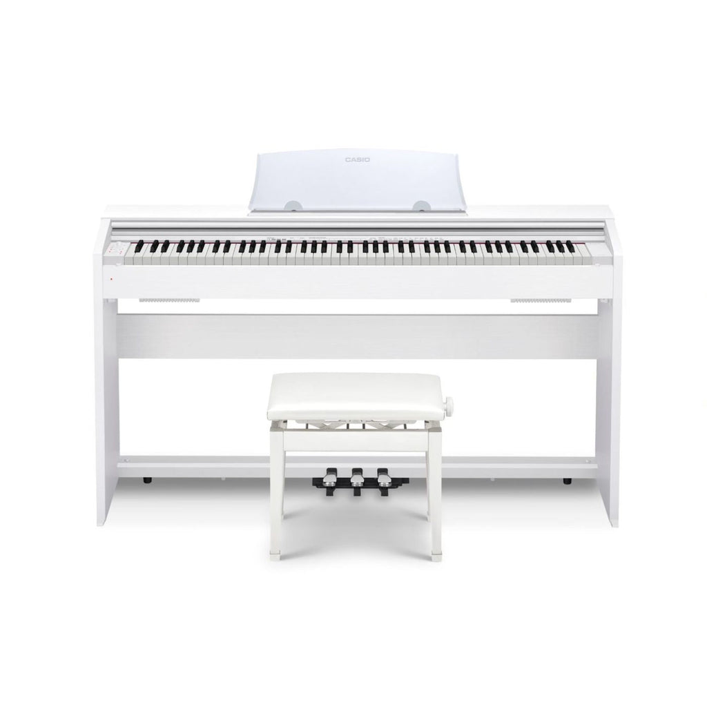 Casio Privia PX770WE Digital Piano - White With Matching Bench-Casio-Infinite Music